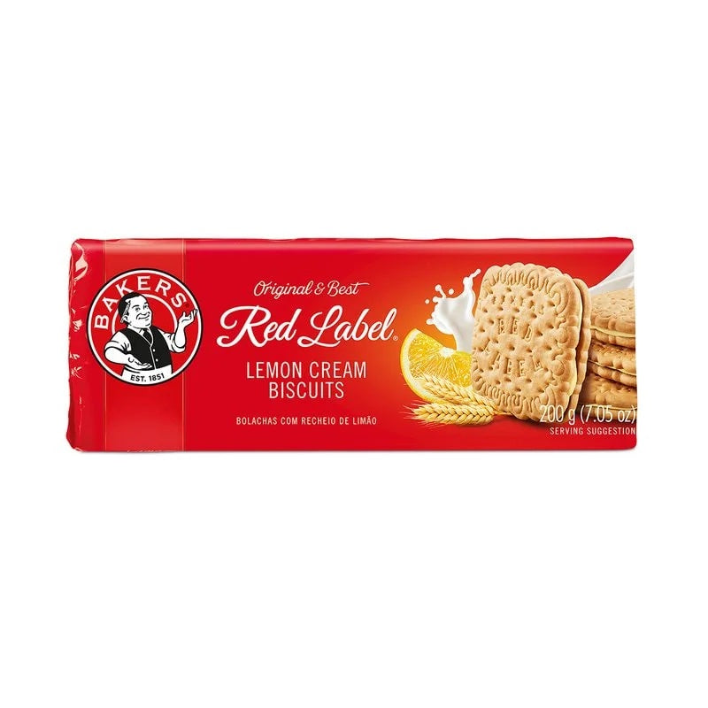 Bakers Lemon Cream Biscuits 190g