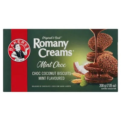 Bakers Romany Creams Mint Choc 200g