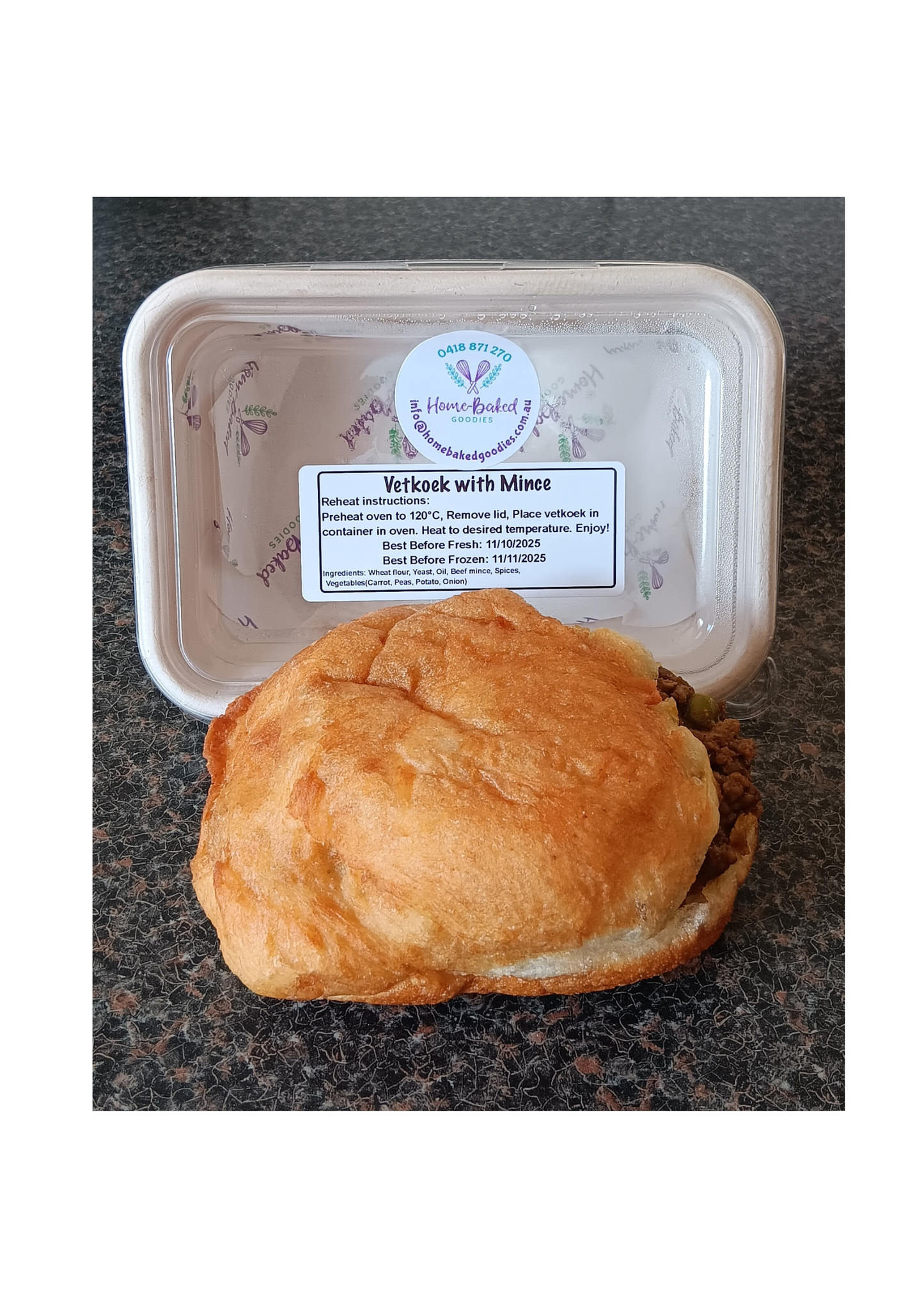 Vetkoek and mince *Pre-order for Saturday collection