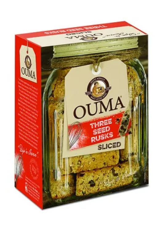 Ouma Rusks Three Seed Sliced 450g