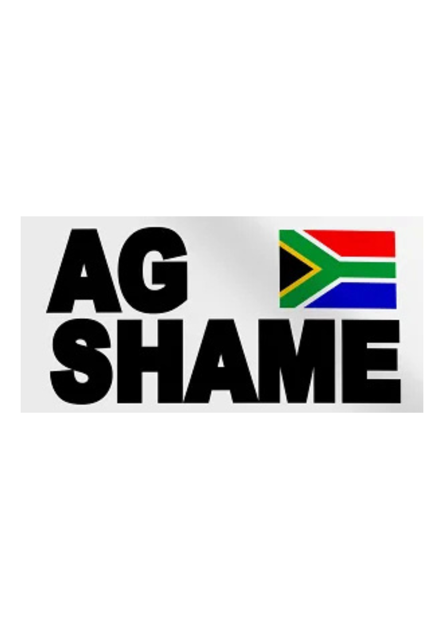 AG SHAME Sticker