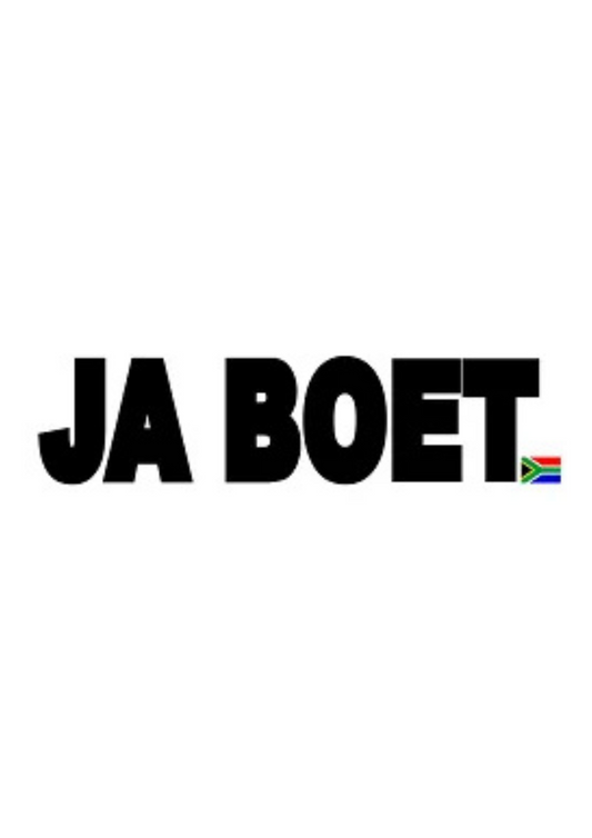 JA BOET Sticker - 16.5cm x 5cm