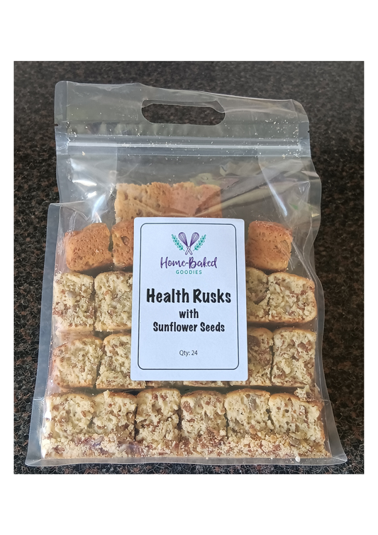 Homebaked Goodies Health Rusks with sunflower seeds - 24 piece