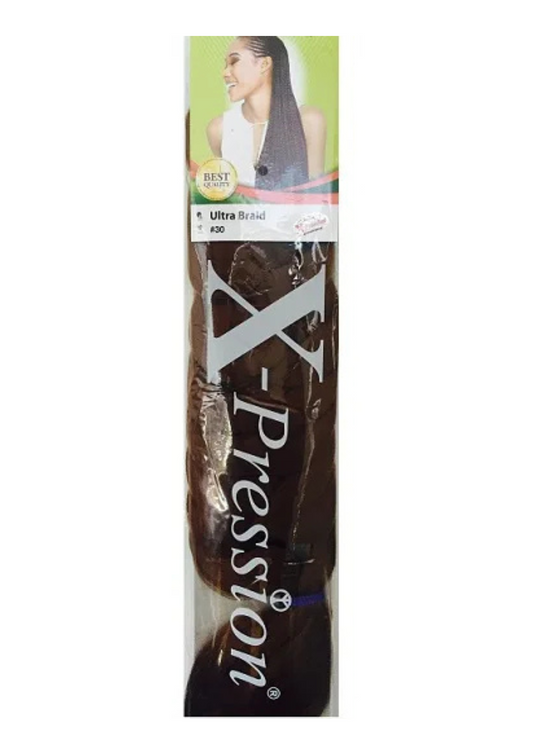 X-Pression Ultra Braids 30 - cinnamon brown