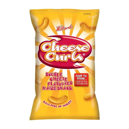 Willards Cheese Curls Double Cheese 150g