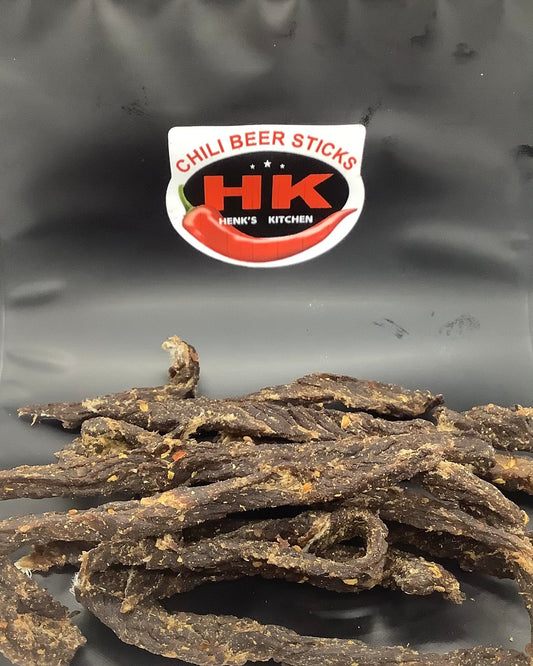 Henk's Kitchen Biltong - Chilli Beer Sticks 200g