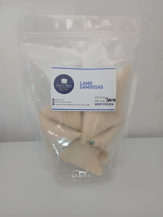 Aunty Meg's (Lamb) Samoosas 12 pack ***Only available via click & collect/local delivery within 10km's***